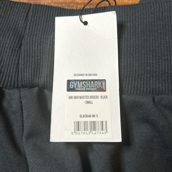 Women’s Gymshark High Waisted Joggers - black - small (NWT) - Picture 5 of 5